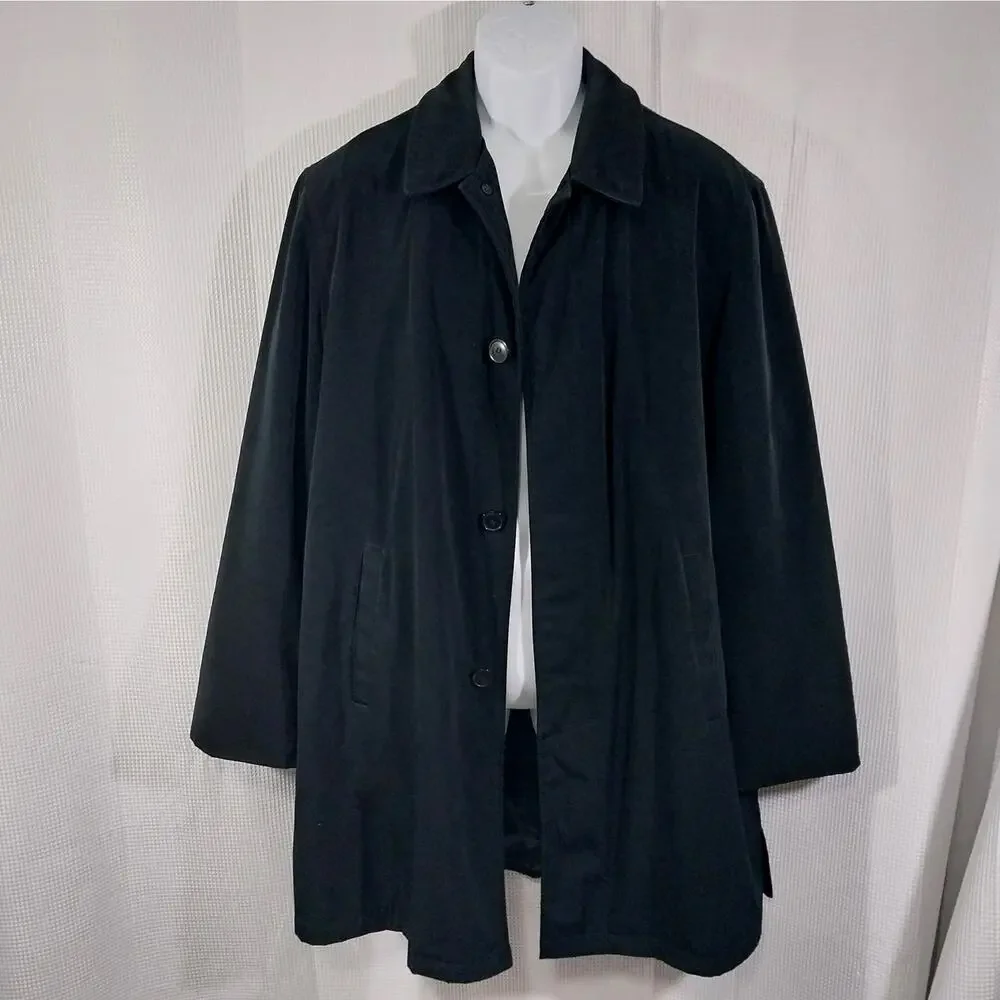 RALPH BY RALPH LAUREN! BLACK LABEL CLASSIC ZIP OUT WOOL LINER 3/4 OVERCOAT!SZ XL